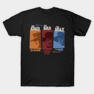 The good, the bad and the ugly - Spaghetti Western by Sergio Leone T-Shirt